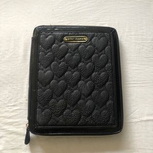 iPad Case - Vegan Leather Quilted Heart 10.5” Case
